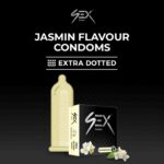 4ex Extra Dotted Condoms  Jasmine Flavour  3s - Image 2