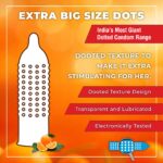 4ex Long-time  Super Dotted Condoms  Orange Flavor 3s - Image 3