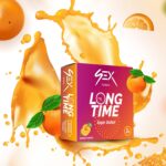 4ex Long-time  Super Dotted Condoms  Orange Flavor 3s - Image 2