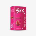 4ex 1750 Extra Dotted  Strawberry Flavor Condoms  10s