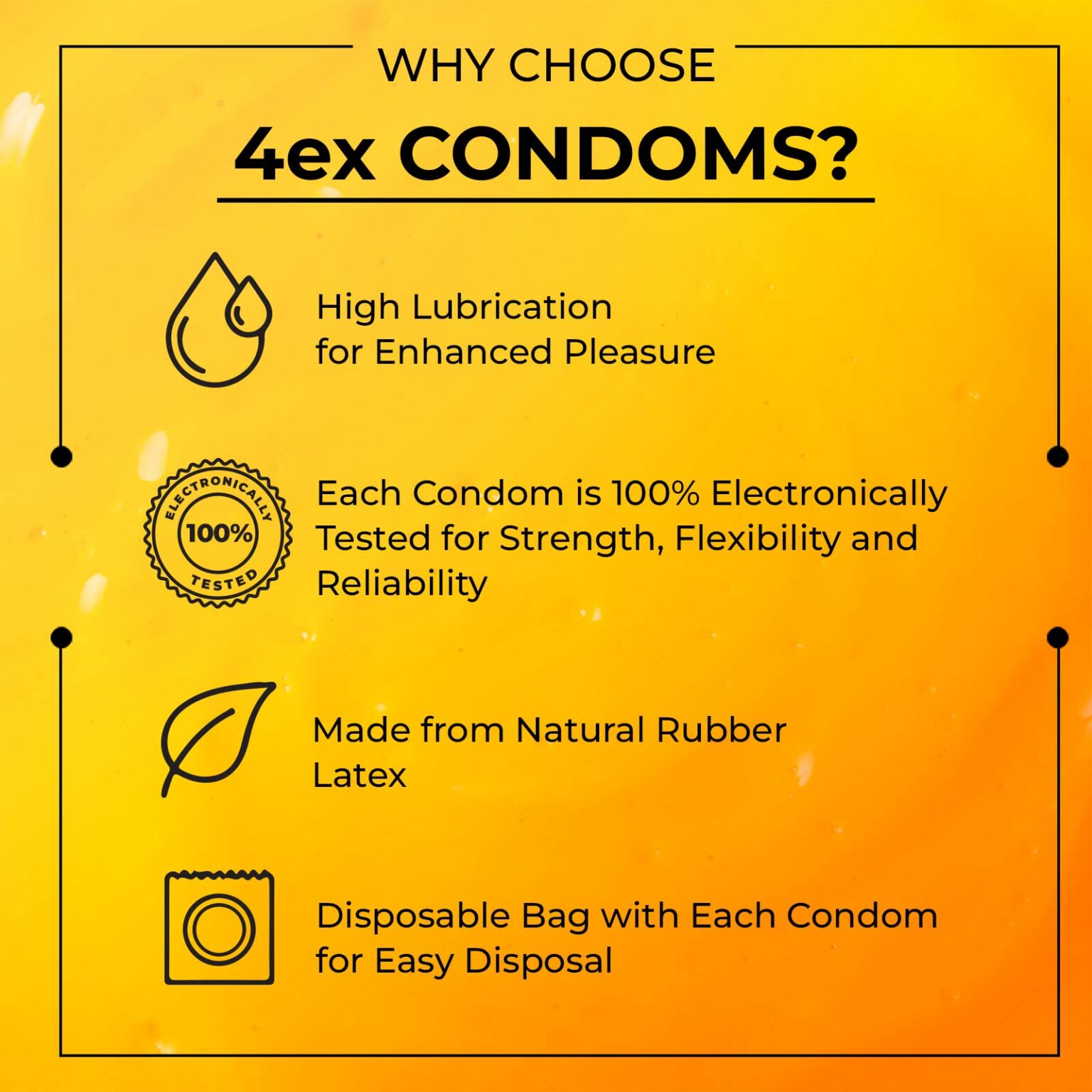 4ex 1750 Extra Dotted Mango Flavor Condoms 3s (4×3 Units) – Medwork Pharma